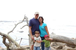 The family at Point Lobos